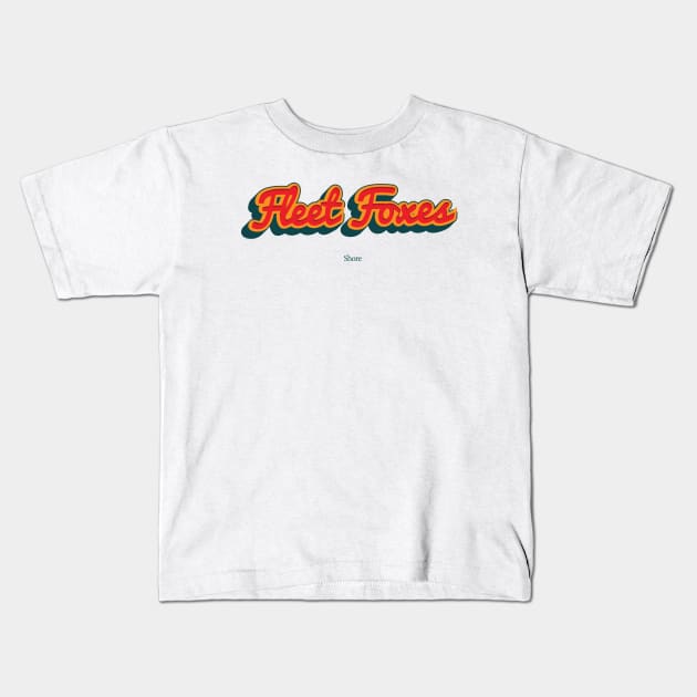 Fleet Foxes Kids T-Shirt by PowelCastStudio